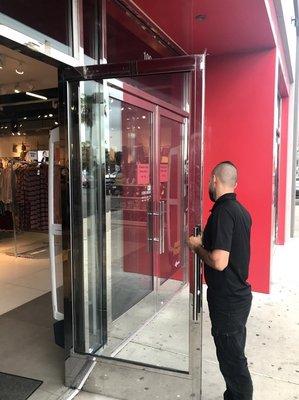 Commercial Door installation