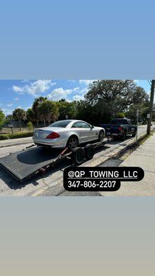 Power steering issues
Roadside pick up to private residence 
Orlando to Groveland, Florida