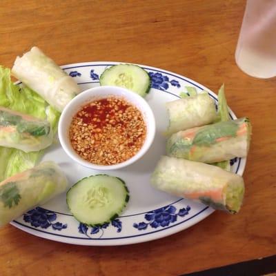 Spring rolls to die for!