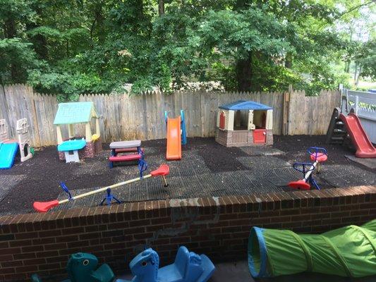 Students enjoy the playground area!