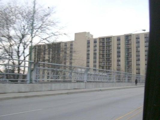 view facing north from Canal & I-55 overpass