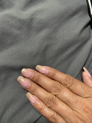 This was an $87.00 manicure!?!