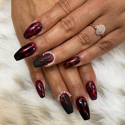 Halloween nails art