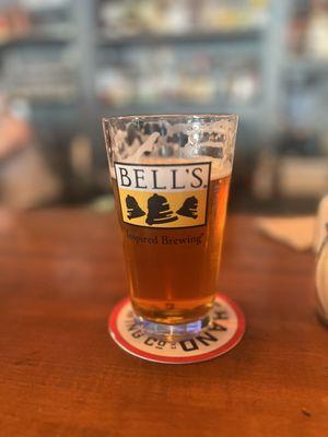 Bells Two Hearted Ale on tap (multiple winner of US beer of the year!)