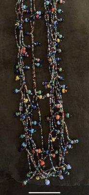 Colorful beaded necklace