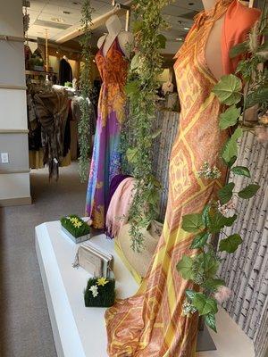 Beautiful silk summer dresses