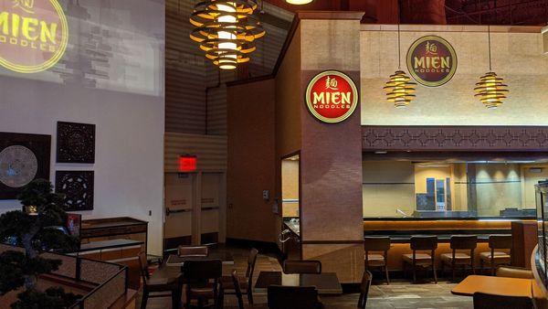 Mien Noodles Interior in Harrah's Philadelphia Casino & Horse Racetrack