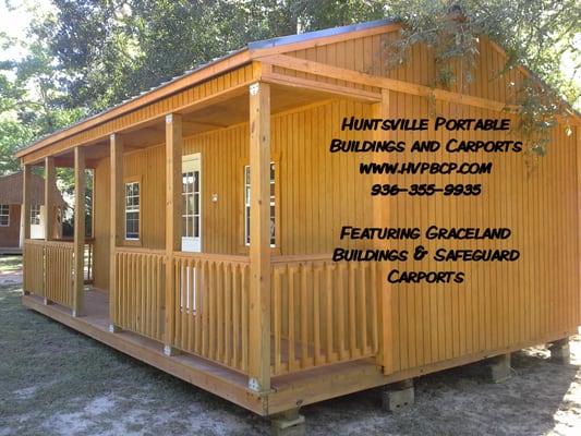 From 8x12 Barns to 16x40 Side Porch cabins we have a building to fit your needs