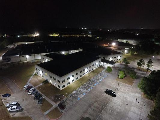 Yes, we're working after 12:00 am to install the TPS silicone roof coating