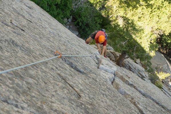 Multi Pitch rock climbing in Little Cottonwood Canyon, Utah