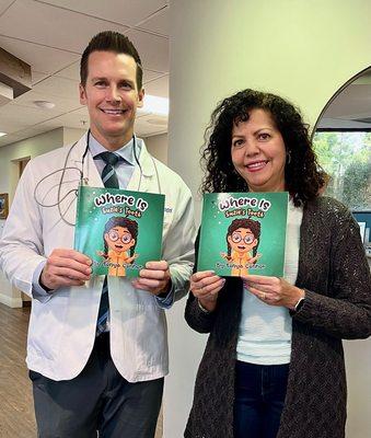 Our Patient Sonya signed a copy of her book "Where is Suzie's Tooth?" for us!