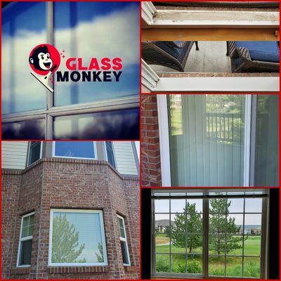 Collage of a window clean in Eagle Bend Golf Course Community