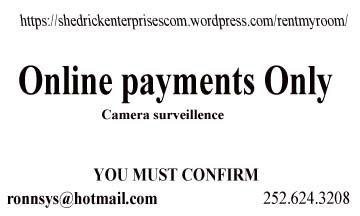 We only accept payments online!