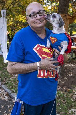 Jeffery & Dad Halloween Party