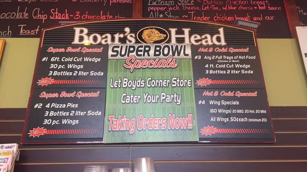 Super Bowl specials