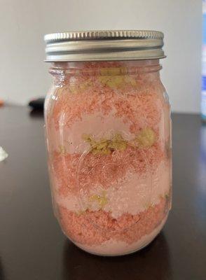 Strawberry cake jar