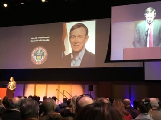 Keynote Speaker Governor John Hickenlooper