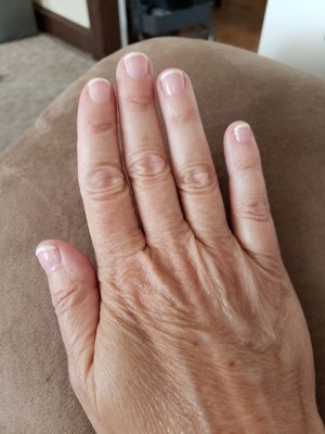 Beautiful French manicure