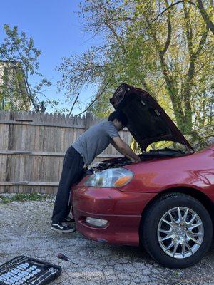 Replacing Sparkplugs On A Toyota Corolla