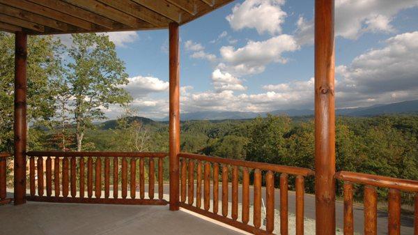 Smoky Mountain cabin views