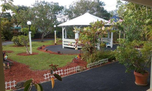 Gazebo for the convenience of the residents.