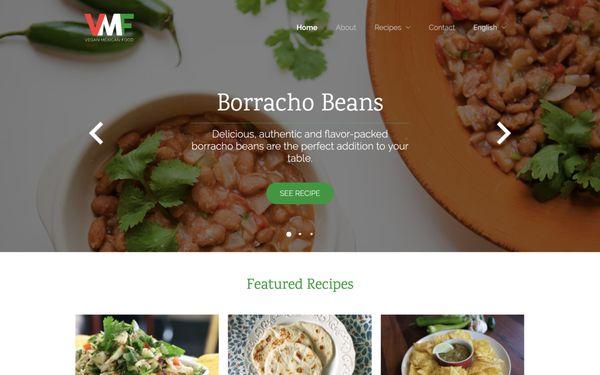 Vegan Mexican Food // Web Development, UX/UI Design