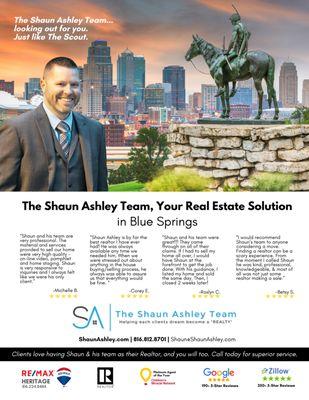 Shaun Ashley Team - Blue Springs City Lifestyle Ad