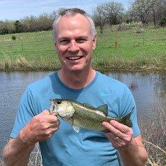 Pond fishing in Kansas first cast! Better keep my day job.