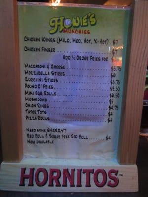 Food menu