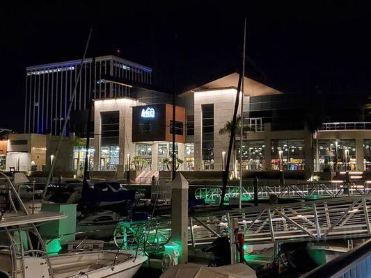 REI behind the Marina Boats