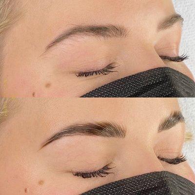 Brow Lamination + Brow Shaping + Brow Tint