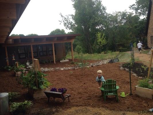 Jonathan Montessori courtyard garden