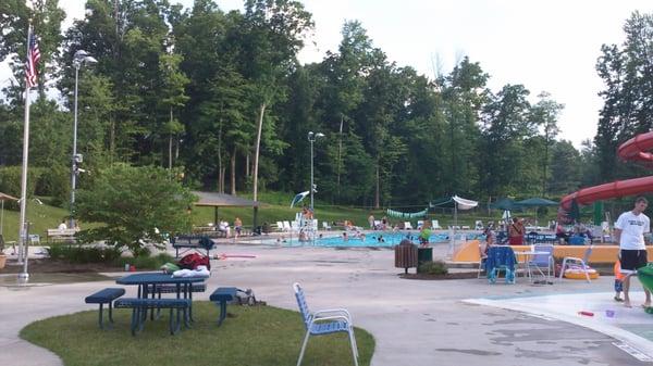 main pool, picnic area