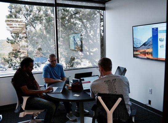 Every team gets their own dedicated meeting room