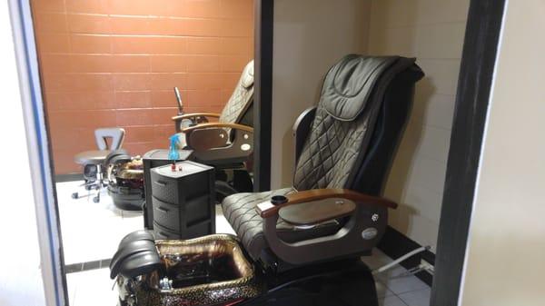 Our new pedicure room