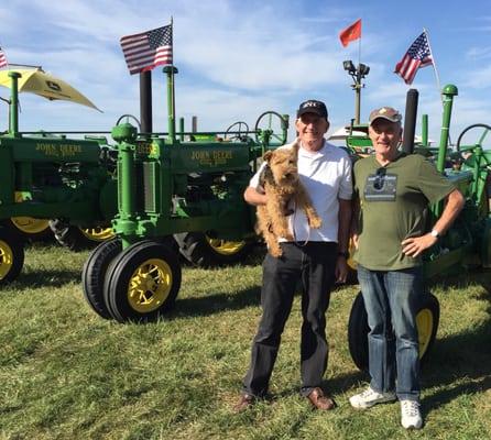 It was a beautiful day for a tractor pull.