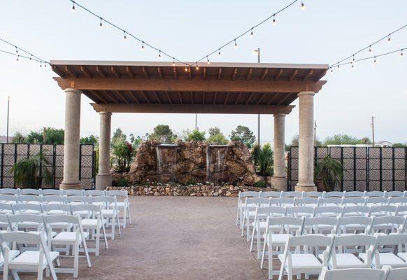 Outdoor Ceremony at Colby Falls by Wedgewood Weddings