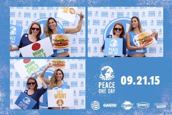 Burger King "Peace Day Burger" Activation