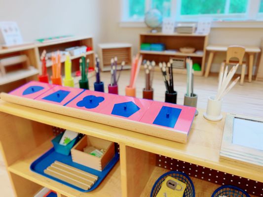 Montessori Language Shelf