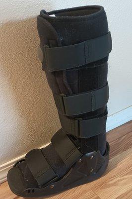 Charged $405 for "Top Shelf" medical boot can be bought on Amazon $49.99