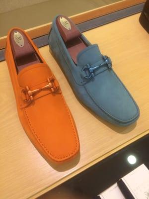 Ferragamo drivers, nice colors for spring.