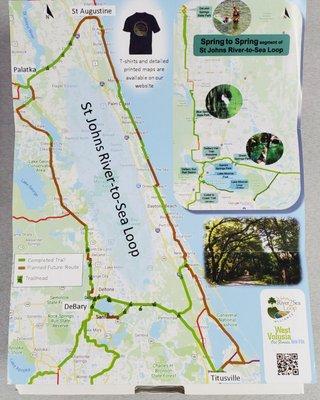 River-to-Sea map of walk & bike trails