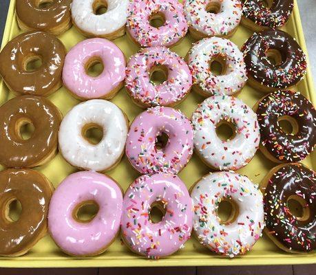 Mixed Icing donuts