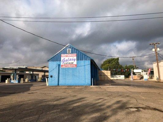 Four self-service bays, an automatic car wash and plenty of vacuums!