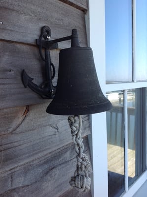 Old bell on the dock.