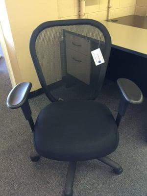 Ergo chairs I liked. This one is GREAT for shorter folks like me. Wide cushioned seat. Comfy.