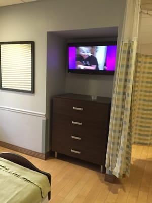 All rooms have flat screened tv's