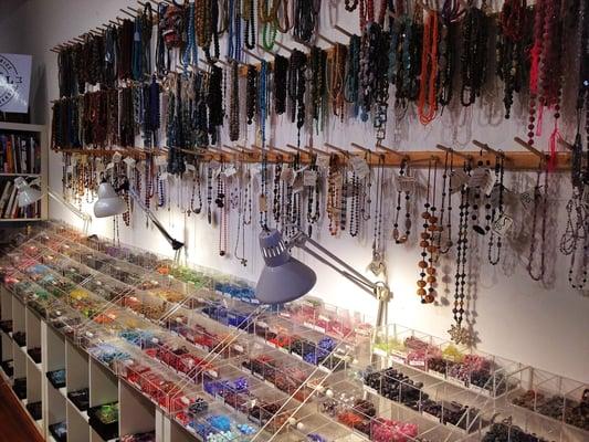 Kathy Richardson has been building her bead collection, from all around the world, since 2002.