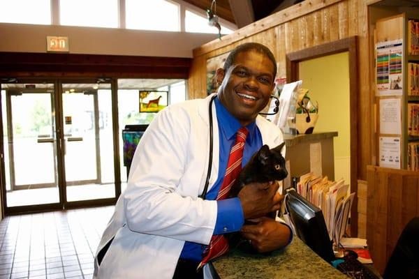 Dr.Archer of Shirley Veterinary Hospital and Healing Hands 4 Paws