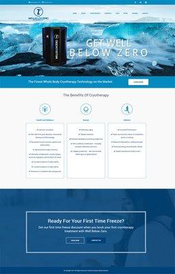 New Web Design for Well Below Zero.